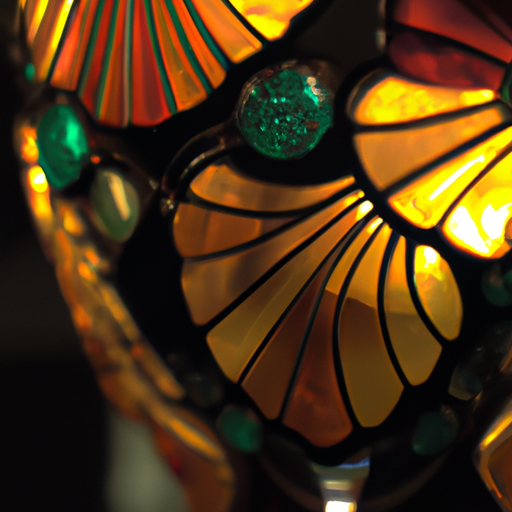 Lampe art deco tiffany